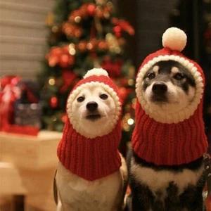 Pets Dog Cap Hat Christmas Xmas Small Cat Dog Hats Accessories For Small Dogs - Picture 1 of 8