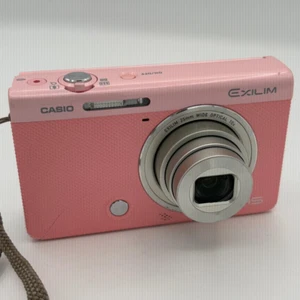 CASIO HIGH SPEED EXILIM EX-ZR70 Pink Digital Camera Selfie Tilt LCD From Japan - Picture 1 of 10
