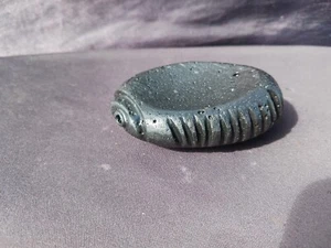 Hawaiian Lava Rock Stone Fish Carving Bowl sculpture - Picture 1 of 11
