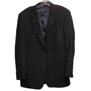 Club Room Pure Wool Royal Blue 2 brass Button Blazer Sportcoat Blazer Jacket 44L - Picture 1 of 6