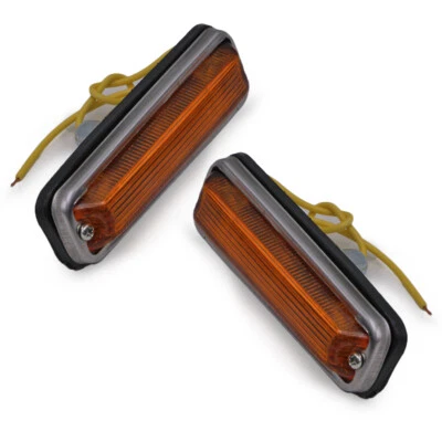 Front Side Turn Signal Marker Light Lamps Fits Toyota Toyopet Rn10 1969 1972 - Image 1 of 4