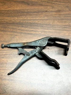 Vintage Petersen DeWitt #9 Sheet Metal/Welding VISE-GRIP Made In USA - Image 1 of 4