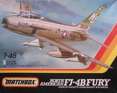 +++  NORTH AMERICA FJ-4B FURY  + 1/48 SCALE KIT by MATCHBOX +++ - Image 1 of 2