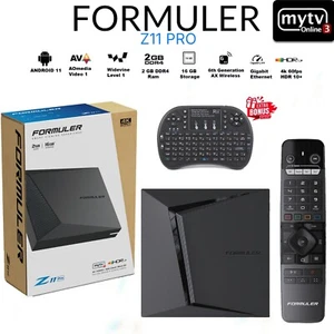 Formuler Z11 Pro Android 11 Wireless Band 5G Gigabit LAN 2 +16 4k + i8 Keyboard - Picture 1 of 8
