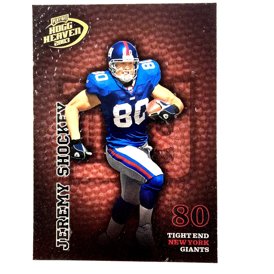 Jeremy Shockey 2003 Playoff Hogg Heaven Card #97 New York Giants - Image 1 of 2