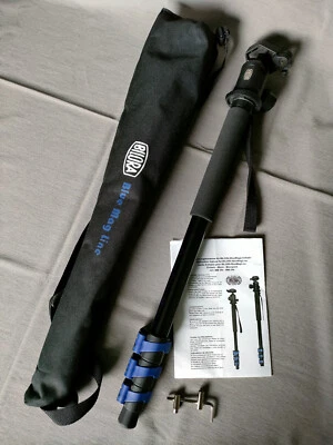 Bilora Einbeinstativ Blue Mag Line Stativ MM264 m.Kugelkopf + Wechselplatte Mono - Bild 1 von 4
