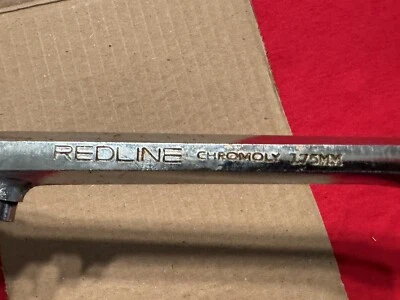 REDLINE STAMPED  175mm CRANKS CHROME OLD SCHOOL BMX GT HUTCH PRO - Image 1 of 4