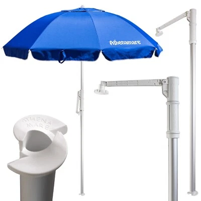 ATHENAMARE Ombrellone mare e spiaggia antivento brevettato "Unico nel suo genere "