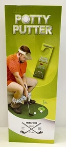 Funny Potty Putter Toilet Time Golf Game Mini Golf - Great Father’s Day Gift - Picture 1 of 6