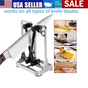 USA Knife Sharpener As Seen On TV Tungsten Carbide Kitchen Sharpening Tool Sharp - Picture 1 of 8