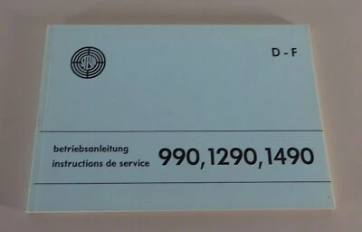 Istruzioni D'Uso / Manuale Steyr Camion 990/1290/1490 Stand 1974 - Immagine 1 di 4