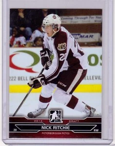 NICK RITCHIE 13/14 ITG Leaf 2014 Draft Prospects SP Rookie Card #7 Anaheim Ducks - Picture 1 of 1