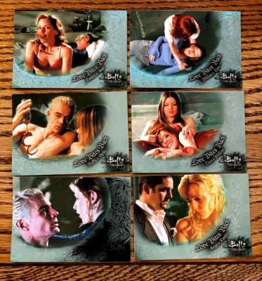 Juego de 6 cartas Buffy Temporada 6 Love Bites Back Foto 1 de 2