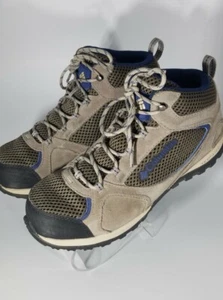 Columbia Wanderstiefeletten Schuhe Damengröße 6 grau hellbraun Wildleder wasserdicht - Bild 1 von 10