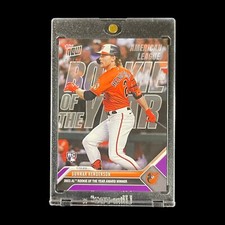 2023 Topps NOW Gunnar Henderson ROOKIE OF THE YEAR RC PURPLE Parallel /25 #OS-10