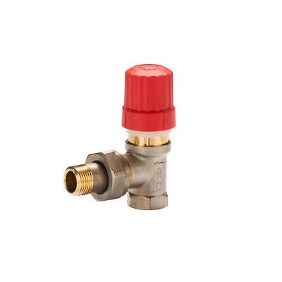 Danfoss Ventilgehäuse Typ RA-N 10 3/8 Zoll Eckform matt vernickelt - Bild 1 von 2