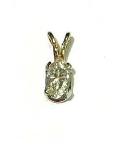 Marquise Diamant Set in 14k Gold Anhänger - Bild 1 von 5