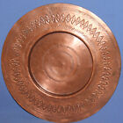 VINTAGE HAND MADE WALL DECOR COPPER ENGRAVED PLATE