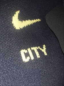 MAN CITY MANCHESTER FC SOCKS FOOTBALL SOCCER NIKE MEN USA SHOE 8 9 10 11 12 RARE - Picture 1 of 13