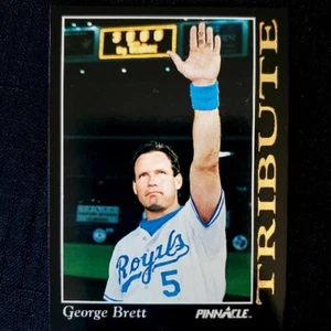 Vintage 1993 George Brett Pinnacle Tribute Card Royals 3000 Or Bust Baseball - Picture 1 of 8