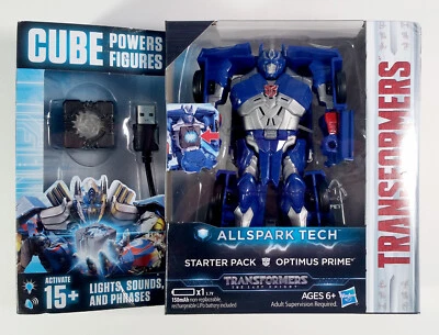 Transformers Cube Allspark Tech Optimus Prime Starter Pack  Power Figures New - Image 1 of 4