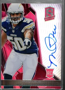 B2037- 2013 Panini Spectra Rookie Signaturen Spectra Rot #222 Manti Te'o Auto/25 - Bild 1 von 2