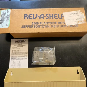 Rev-A-Shelf Kitchen Sink Tip-Out Accessory Storage Tray White Plastic 14" NIB - Picture 1 of 4