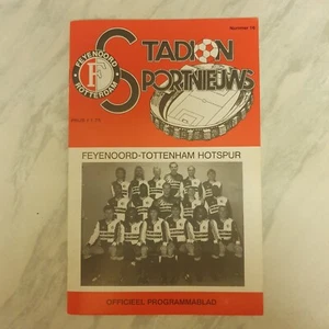 Feyenoord v Tottenham Hotspur ECWC Q/Final 1st leg Programme 04/03/1992 - Picture 1 of 3