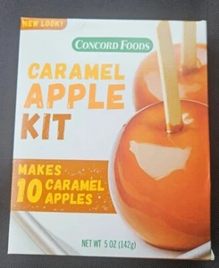 Kit de manzana caramelo Concord Foods caja de 5 oz hace 10 manzanas caramelo BB 06/15/24 - Imagen 1 de 4