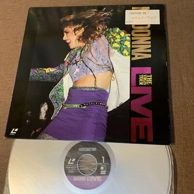 MADONNA The Virgin Tour Live JAPAN Laser Disc LD 35P6-9016 Sticker on PS, No OBI - Image 1 of 4