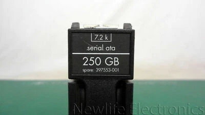 HP 397553-001 250GB 7,200 RPM 1.5 Gbps 3.5 in. SATA HDD 391335-004 6L250S0 - Image 1 of 4