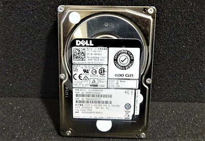 453KG DELL AL14SEB060N 600GB 10K RPM 12Gb/s SFF 2.5" SAS SERVER HDD Hard Drive - Image 1 of 4