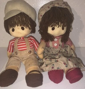 Seltene Vintage Sammler Puppen Mädchen und Junge Original Kleidung Made In Japan - Bild 1 von 4