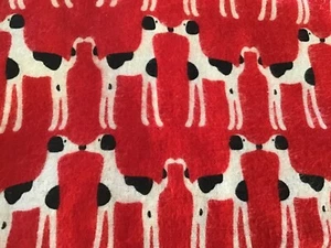 Dalmatian dog red black flannel lounge pj Pants Shorts Capri 3 6 9 12 24 2 T 3 4 - Picture 1 of 1