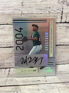 2004 Absolute Memorabilia Autograph Spectrum #185 Delmon Young  041/100 - Picture 1 of 1