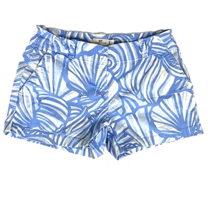Vineyard Vines Every Day Shorts Damen 4 blau Nautilus Shell Print 3" Schrittlänge - Bild 1 von 9