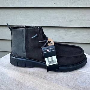 HEYDUDE Boris Eco Mens Size 14 Casual Shoe Granite Gray Ankle Boot 112653045 New - Picture 1 of 12