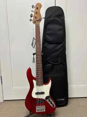 Sadowsky MetroExpress 22-Fret Will Lee Artist Line 5 String Bass Candy Apple Red - Image 1 of 4
