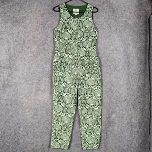 Laura Ashley x Joanie Jumpsuit Size UK 10 Green Corduroy Deryn Peacock Cord - Picture 1 of 14