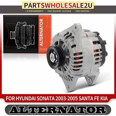 Alternador para Kia Optima Hyundai Sonata 2003-2005 Santa Fe 03-06 110A 12V CW 4G Foto 1 de 4
