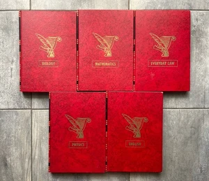 Vintage 1960 Made Simple Self Teaching Encyclopedias Volumes 1 - 5 - Picture 1 of 11