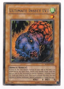 Tarjeta rara de colección Yugioh Ultimate Insect LV1 SOD-EN005 2004 Soul of the Duelist - Imagen 1 de 2