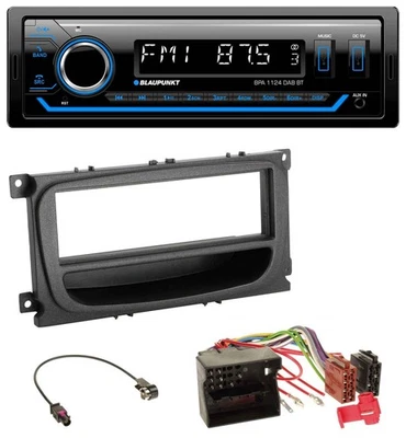 Blaupunkt Bluetooth USB DAB MP3 Autoradio für Ford C-Max Focus Galaxy ab 2007 Ab - Bild 1 von 4