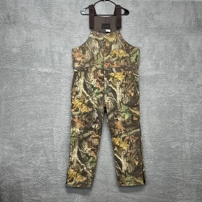 Liberty Insulated Bib Overalls Mens XL Advantage Timber Camo Full Zip Hunting - Image 1 of 4