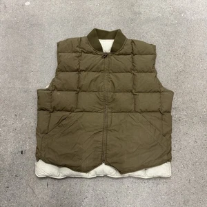 Vintage Eddie Bauer Vest Mens Goose Down Reversible Size XL - Picture 1 of 12