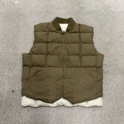 Vintage Eddie Bauer Vest Mens Goose Down Reversible Size XL - Image 1 of 4