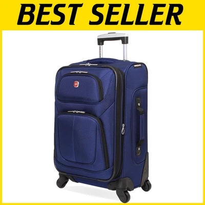 Sion Blue 21-Inch Expandable Carry-On with Durable Design and 10-Year Warranty - Image 1 of 4