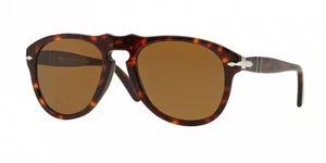 NUEVO Gafas de sol Persol 0649 24/57 Habana 100% AUTÉNTICAS - Imagen 1 de 1