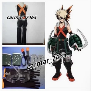 My Hero Academia Bakugou Katsuki Juegos con disfraces Accesorios Unisex Traje Conjunto Disfraz Batalla - Imagen 1 de 7