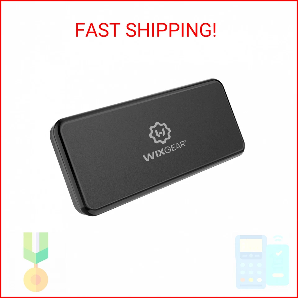 WixGear Soporte Magnético para Teléfono Coche, Universal Stick On Rectangular Tablero Plano Ma Foto 1 de 2